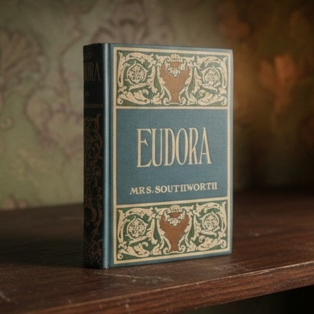 Eudora or The False Princess Mrs Southworth‎ Antique 1910 Blue Decorative Book
